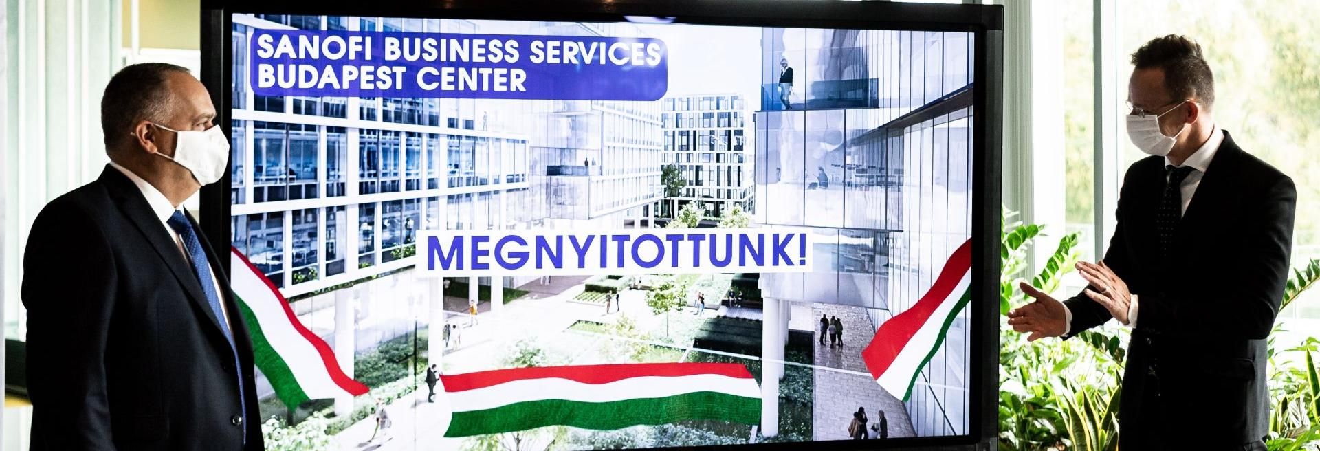 Sanofi has opened a global competence centre in Budapest - VIDEO REPORT