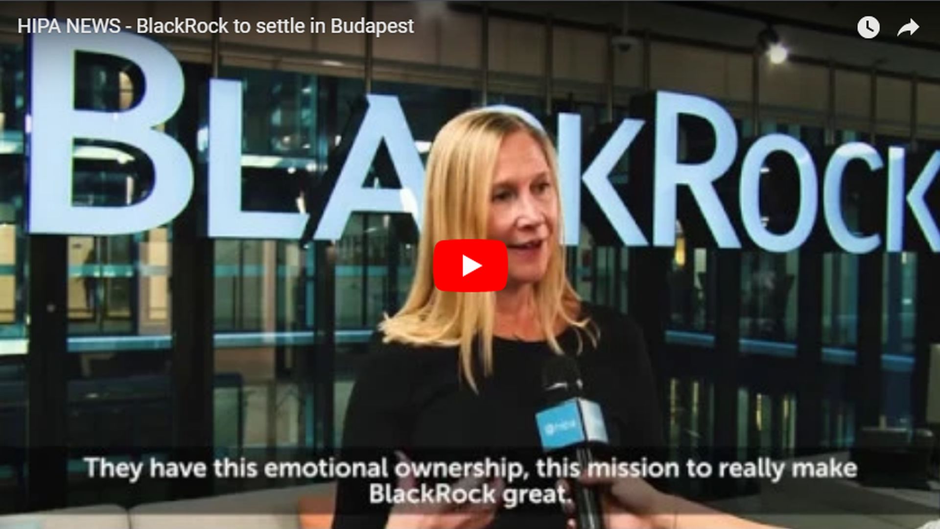 Melanie Seymour, Managing Director of BlackRock Hungary